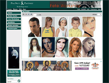 Tablet Screenshot of modelagentur.pucher-partner.com